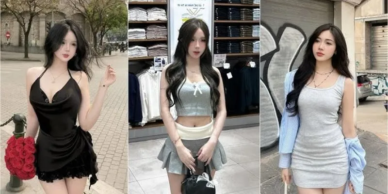 Mai Hương - Gái xinh mặc váy ngắn cuốn hút